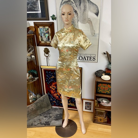 Dragons & Phoenix Mandarin Chinese Dress - Picture 12 of 15